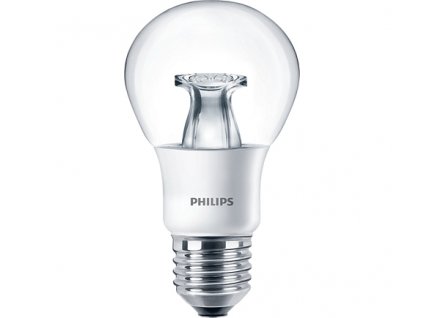 6.5-40W E27 827 A60 CL ND 470Lm LED žárovka Philips