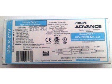 TUV Advance PureVolt driver IUV-2S60-M4-LD 914499999001 Elektronický předřadník pro TUV zdroje