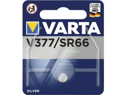 Varta V377 (SR66/SR626/377) 1KS 1,55V knoflíková  silver oxid baterie