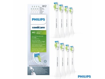 HX6068/12 náhradní kartáčky W2 Optimal White Bílé Sonicare Philips 8KS