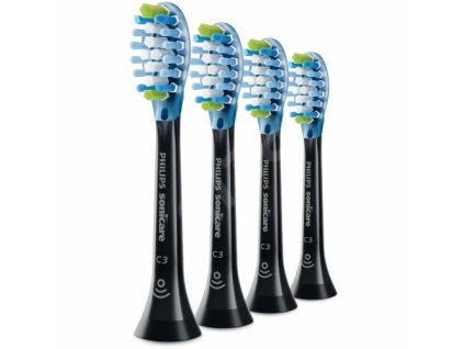 HX9044/33 náhradní kartáčky C3 Premium Plaque Defence Sonicare Philips 4KS Černé