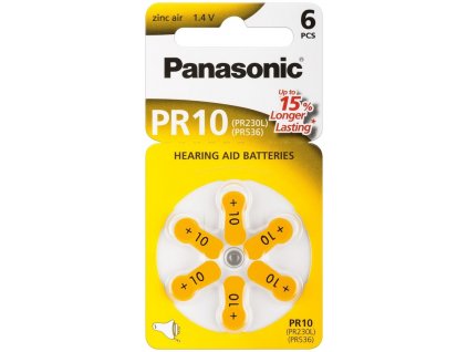 baterie do naslouchadel panasonic 10 pr70 pr230