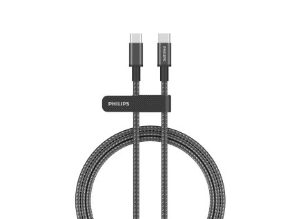 kabel nabijeci philips dlc5060c 00 usb c na usb c cerny 2m i17261