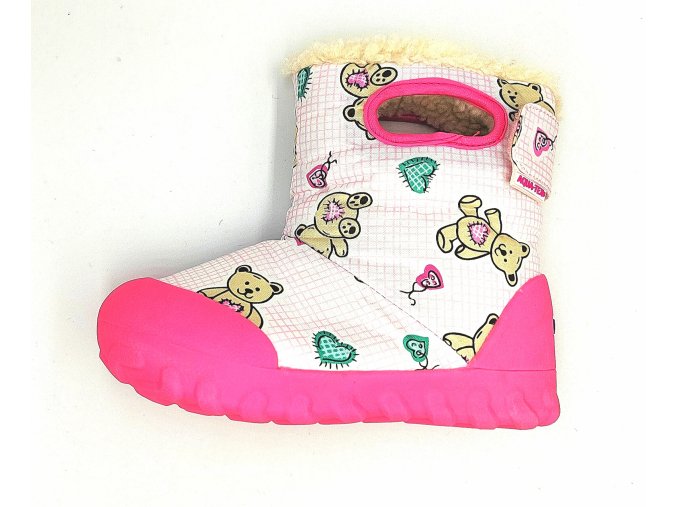 dětské nepromokavé sněhule s membránou F079-859D Pink