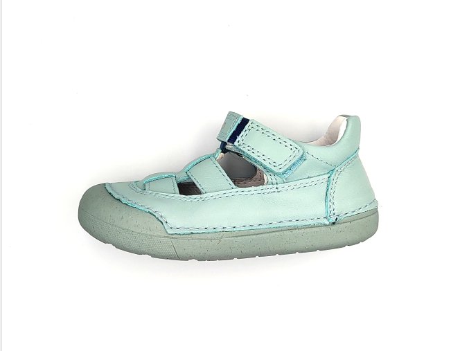 Dětské kožené sandály D.D. step H066-41461A SKY BLUE
