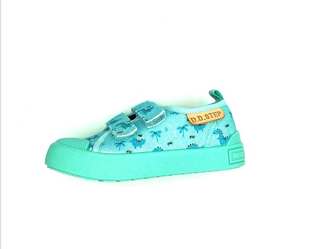 Dětské plátěné tenisky CSB-41812 SKY BLUE