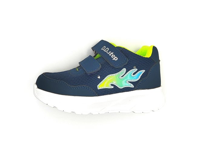 Dětské blikací tenisky F083-41304 Royal blue