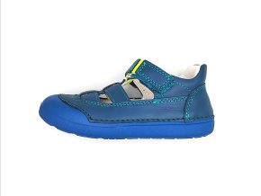 Dětské kožené sandály D.D. step H066-41461 BERMUDA BLUE