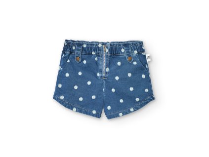 Kraťasy denim, kopretiny, dívka, Boboli