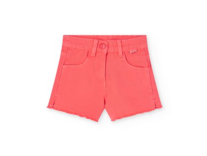 Kraťasy denim červené barvy, dívka, Boboli