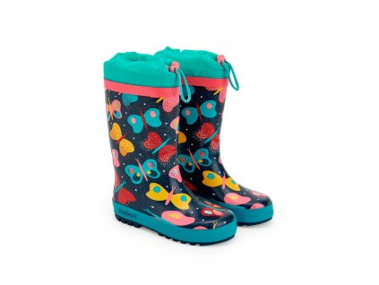 Holiny do deště, motýlci, dívka, Boboli