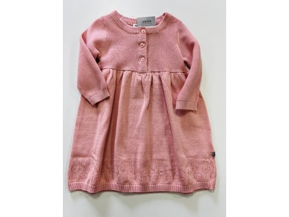 Šatičky starorůžové barvy, úplet