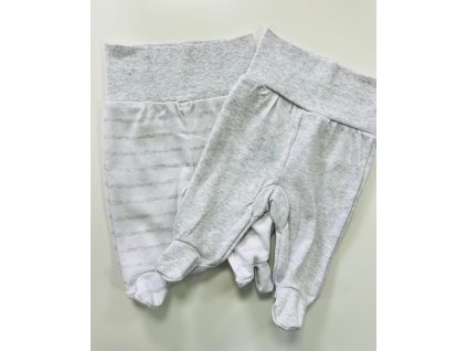 Teplákové kalhoty světle šadé,2 pack