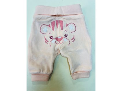 Tepláky  sametové, růžové