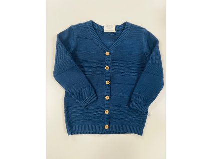 Svetr rozepínací, do společnosti, tmavě modrý