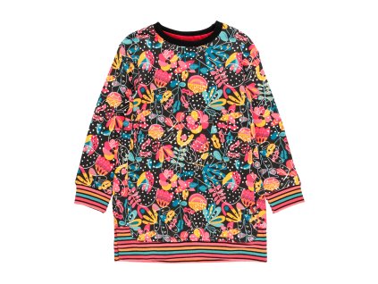 Šaty s květy zateplené, Boboli