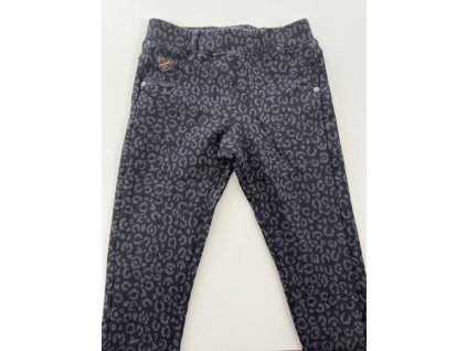 Kalhoty úzké, černo - šedá barva, Boboli