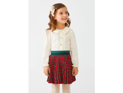 Plizovaná sukně červená, Abel&Lula