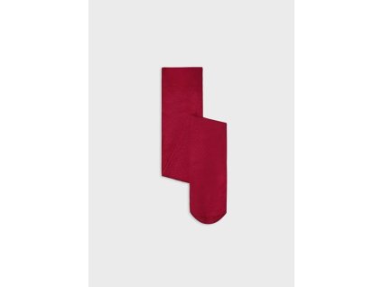 Punčochy silonové, pevné, neprůsvitné, červené barvy,,Abel&Lula