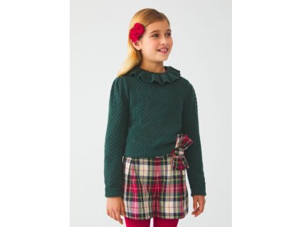 Svetr tmavě zelené barvy, Abel lula