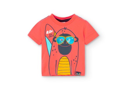 Tričko s opicí, aplikace měnících se brýlí , pro kluky, Boboli