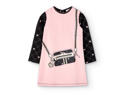 Šaty s dlouhým rukávem, aplikace kabelky, Boboli