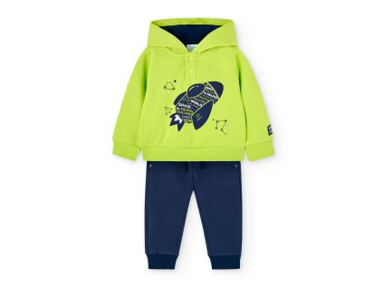 Tepláková souprava kluk, zeleno-modrá, Boboli