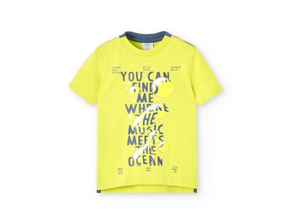 Tričko s krátkým rukávem, nápisy, kluk, Boboli