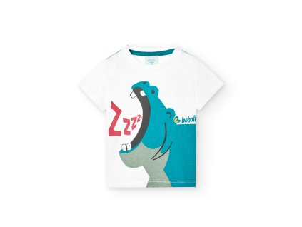 Tričko s krátkým rukávem, hroch, kluk, Boboli