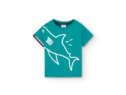 Tričko s krátkým rukávem, žralok, kluk, Boboli