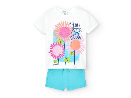 Letní komplet tričko a kraťasy, holka, Boboli