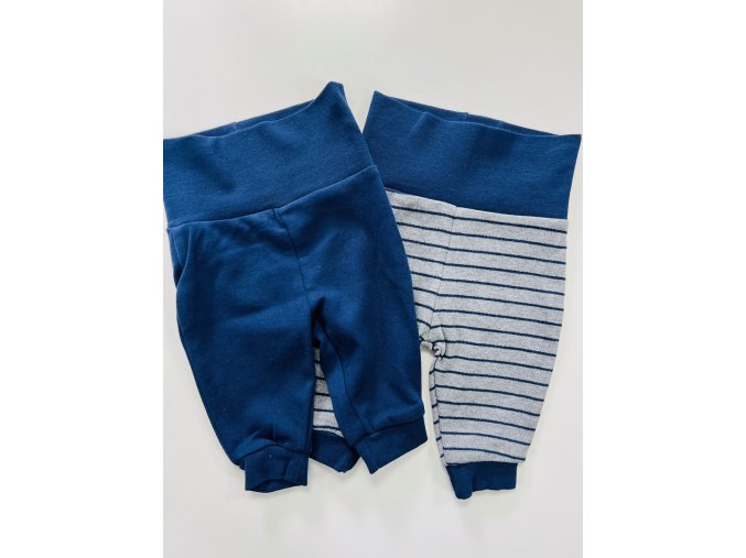 Tepláky modré, 2 pack