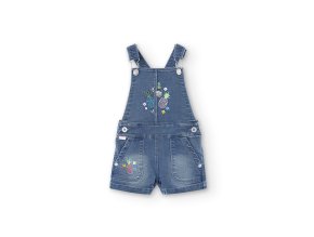 Laclové kraťasy denim, dívka, Boboli