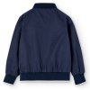 Oboustranná jarní bunda - bomber, tmavě modrá - béžová, kluk, Boboli
