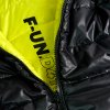 Zimní bunda oboustranná černo žlutá, kluk, Boboli