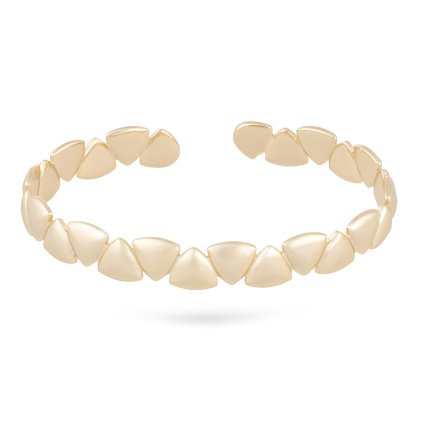 Pozlacený náramek 14k nastavitelný z lesklých zrn 2002120