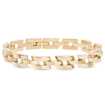 Pozlacený masivní náramek 14k 2002621  Ellami