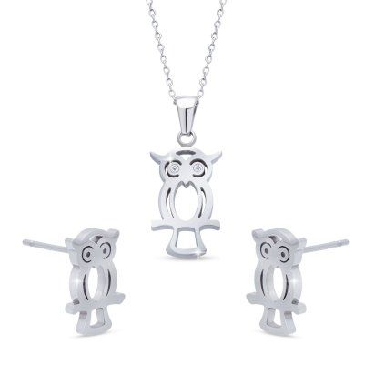 SET 0061 z chirurgické oceli se sovou
