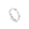 Dámský jemný prsten z chirurgické oceli, římské číslice 4000250