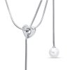 PARIS 2182 Hadovitý řetízek s perlou a srdcem  Ellami
