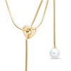 PARIS 2183 Hadovitý řetízek s perlou a srdcem  Ellami