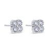 62645 sofia 3975 nausnice chirurgicka ocel design kytka se zirkony