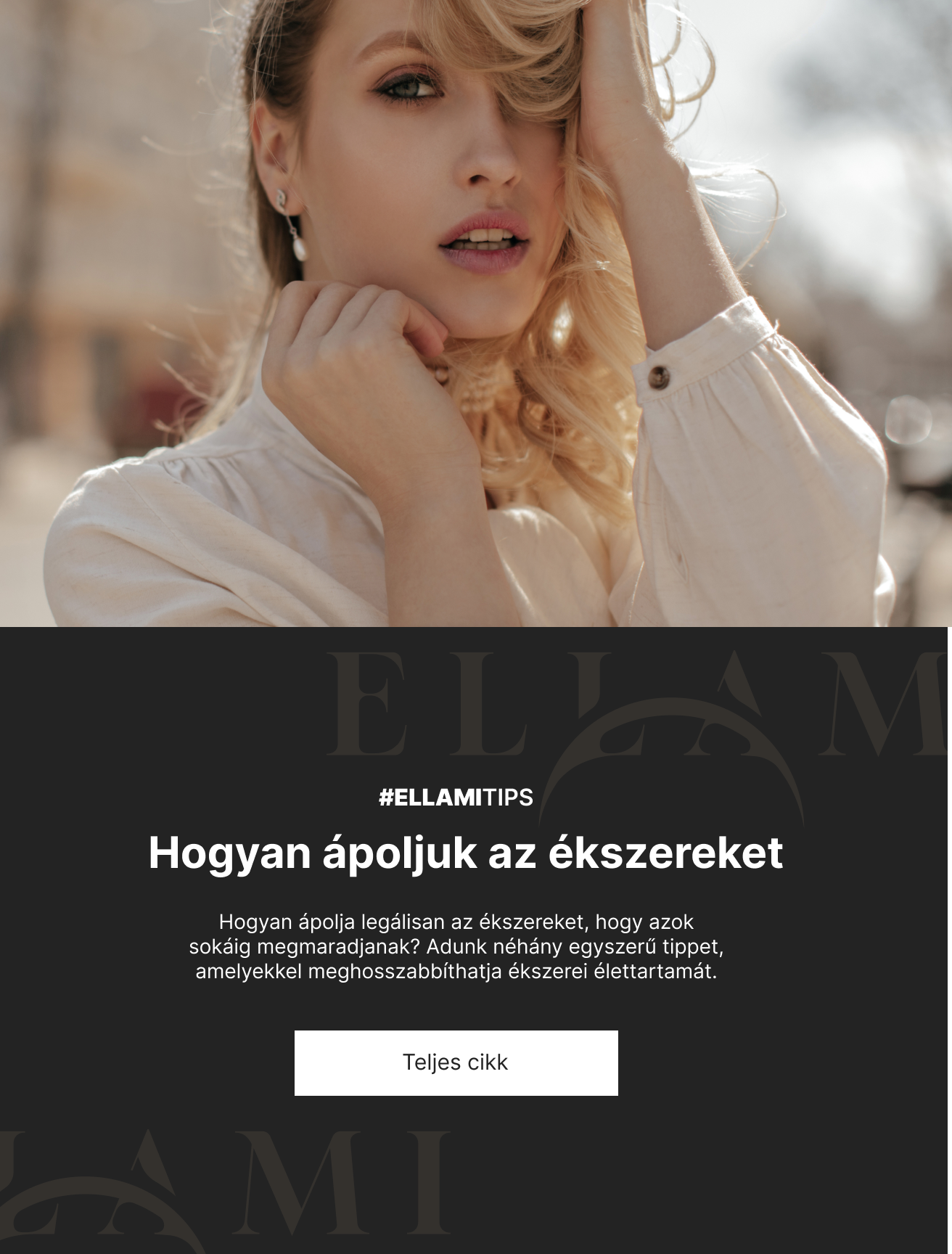 Hogyan apoljuk az ekszereket