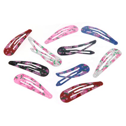 Hajcsat gyerekeknek - rózsával 10 db 8000870-1