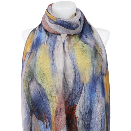 Női meleg téglalap alakú sál 3015-68, többszínű 7200655-1