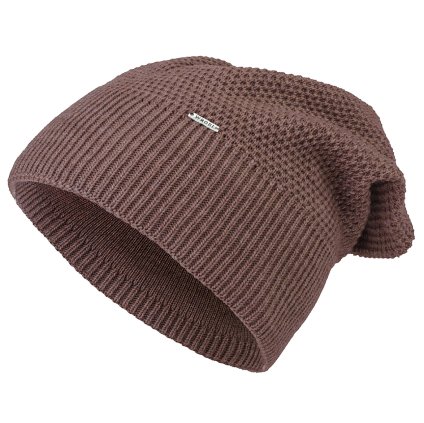 Női téli sapka Wrobi C109, sötétbarna 7100406-13