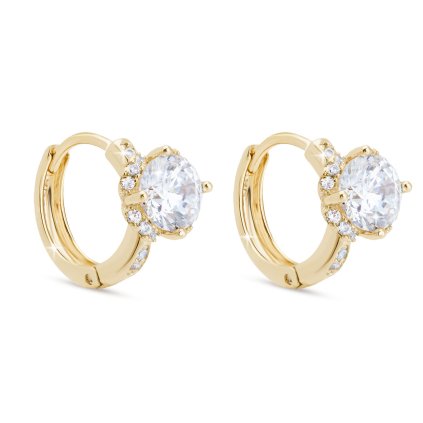 48076 pozlacene nausnice 14k se zirkonem 1003120