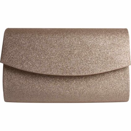 Női clutch táska P0244 arany csillámmal 7300656-22