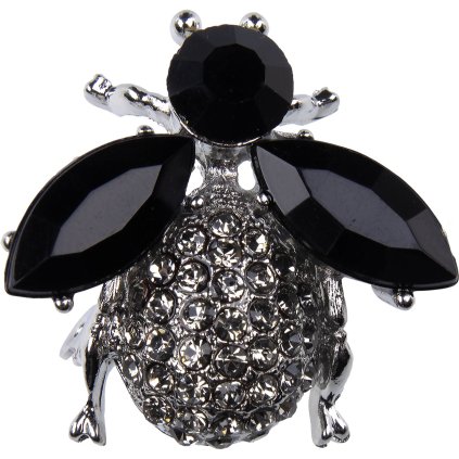 Fly bross, fekete színű 9001792-4