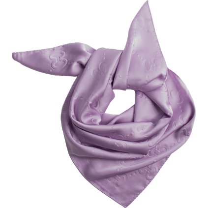 Női selyem négyszögletes sál YF463-35, lila C Print 7200720-6